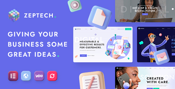 Zeptech - Business Consulting WordPress Theme Logo